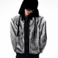 【25s Oct.】Faux Fur Patchwork Design Plush Warm Shirt