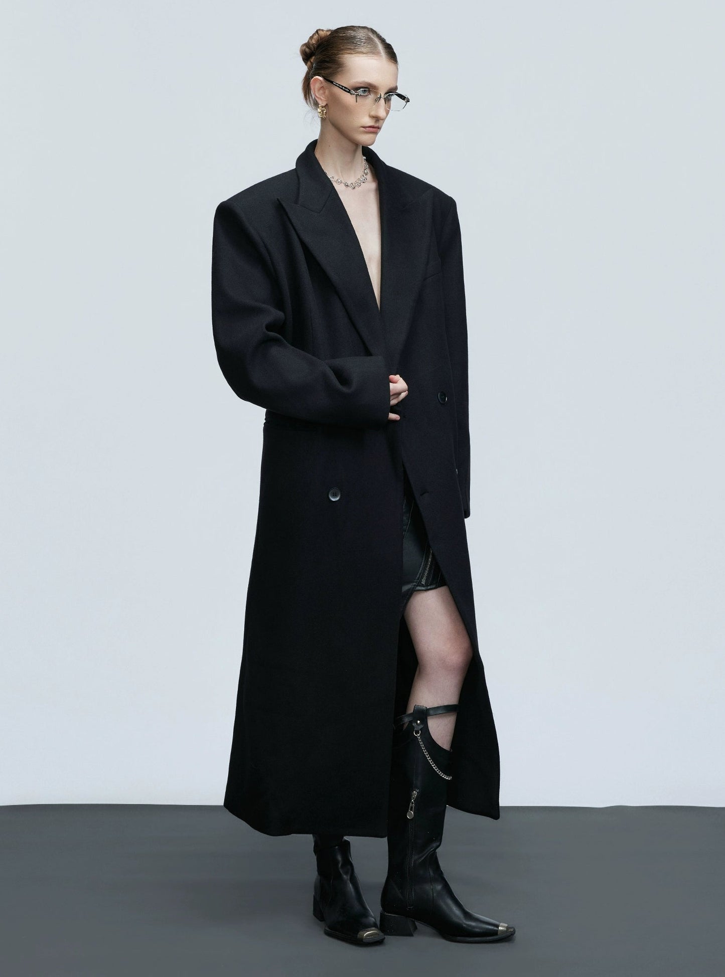 【25s Nov.】Woolen Slim-fit Trench Coat
