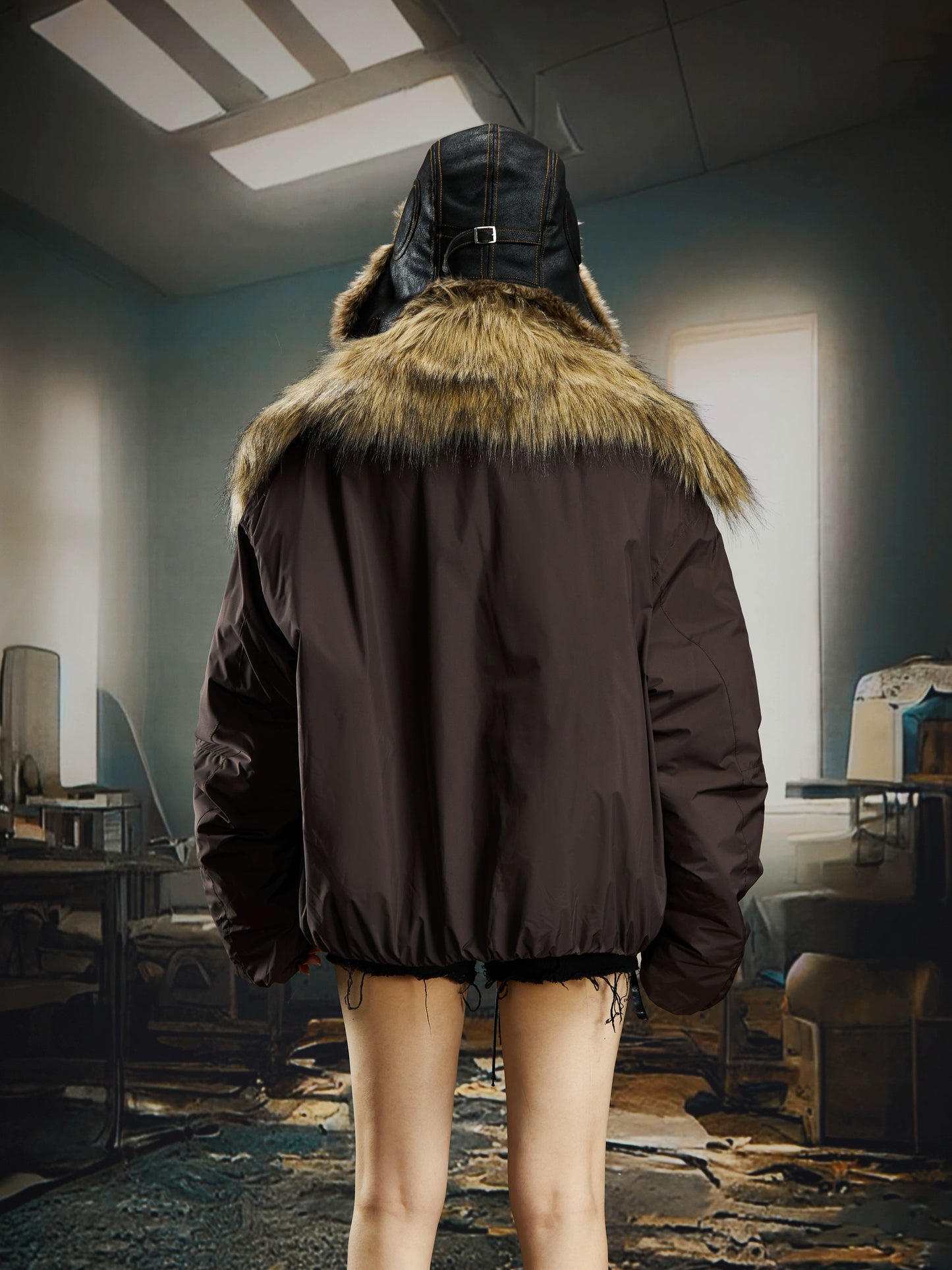 【25s Dec.】Large Lapel Short Thick Coat