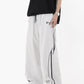 【25s Jul.】Vintage Grey Loose Straight-Leg Jogger Pants