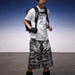 【25s Aug.】Vintage Washed Camo Print Shorts