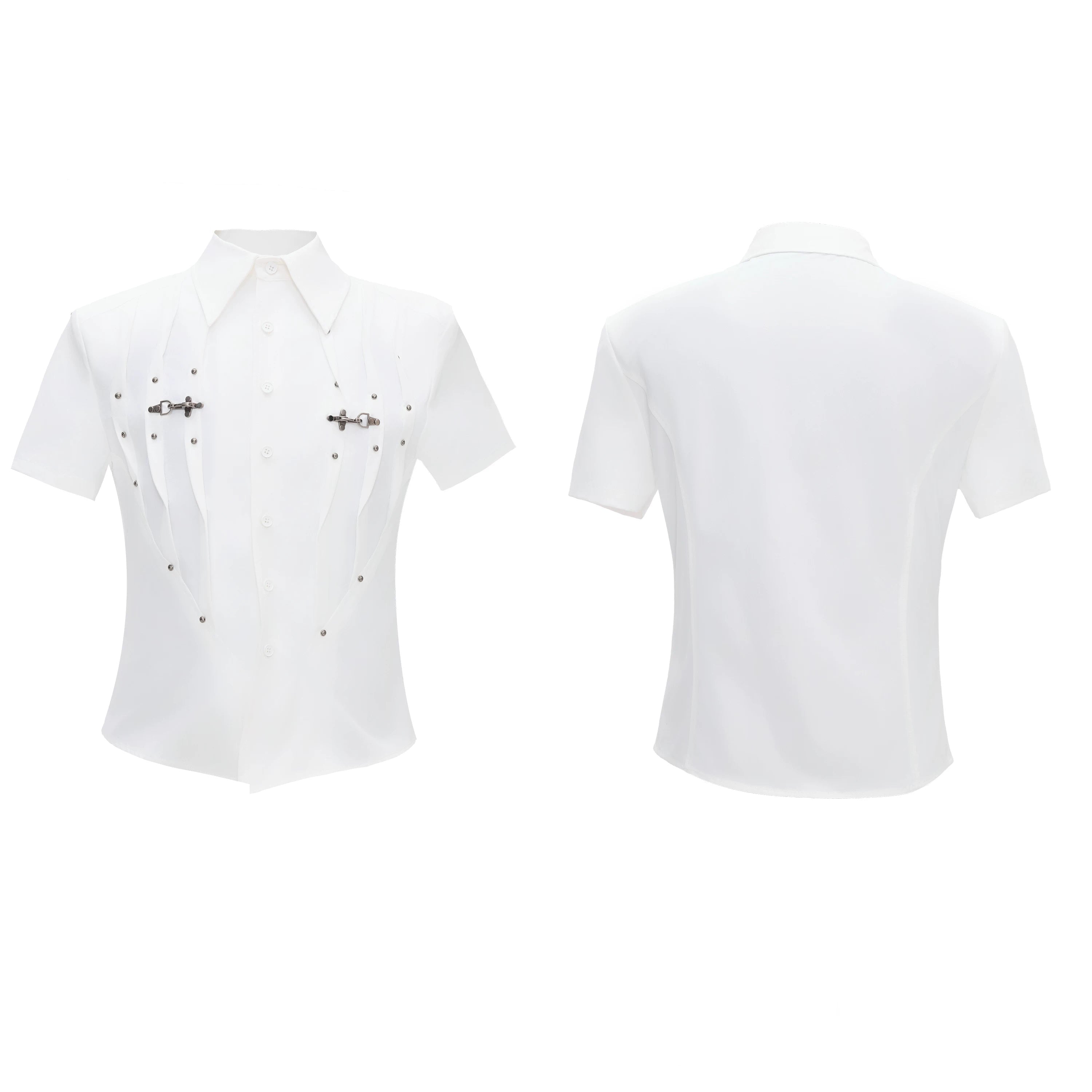 【26s Apr.】Pleated Waist Structured Shirt
