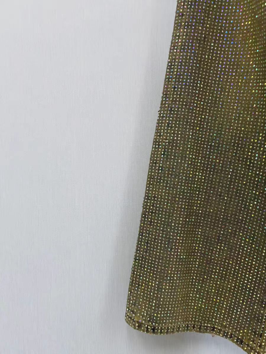 【25s Jul.】Crystal Rhinestone Straight-Leg Jeans