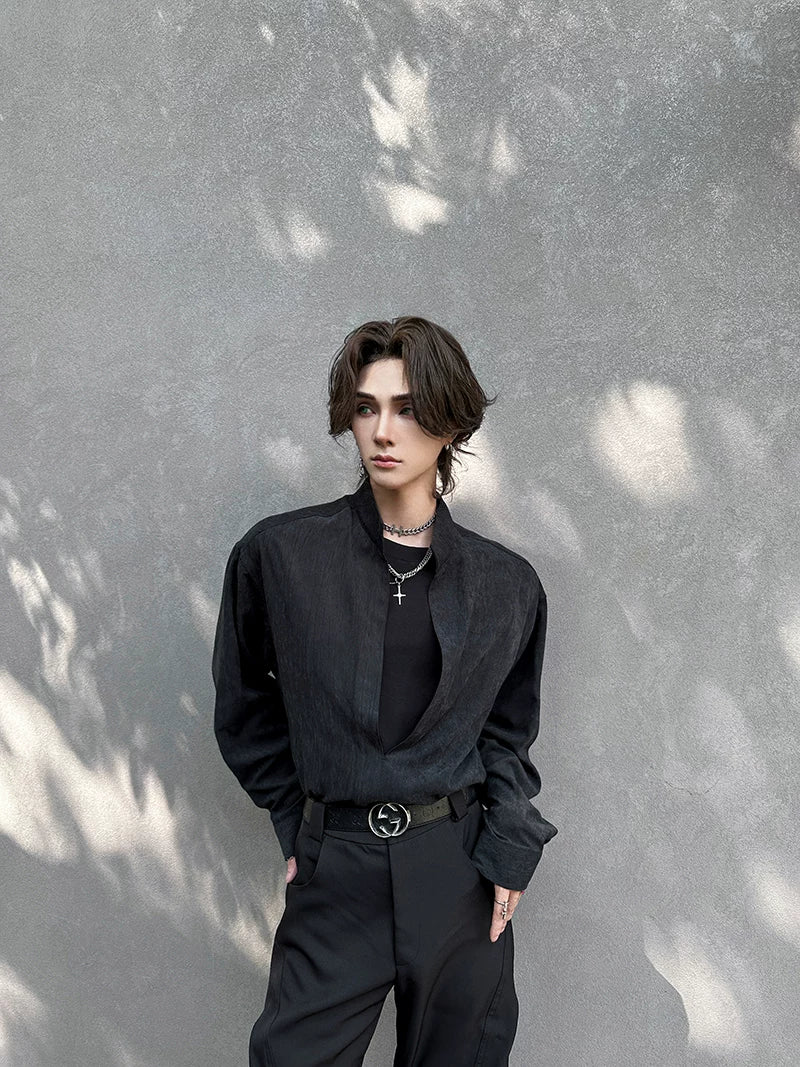 Relaxed Long Sleeve Casual Shirt