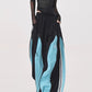 【25s Jul.】Blue Vintage Patchwork Sporty Wide-Leg Trousers