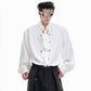 【25s Aug.】Scarf Neckline Ice Silk Shirt