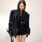 【25s Sep.】Light Luxury Starry Sky Glitter Suit Jacket