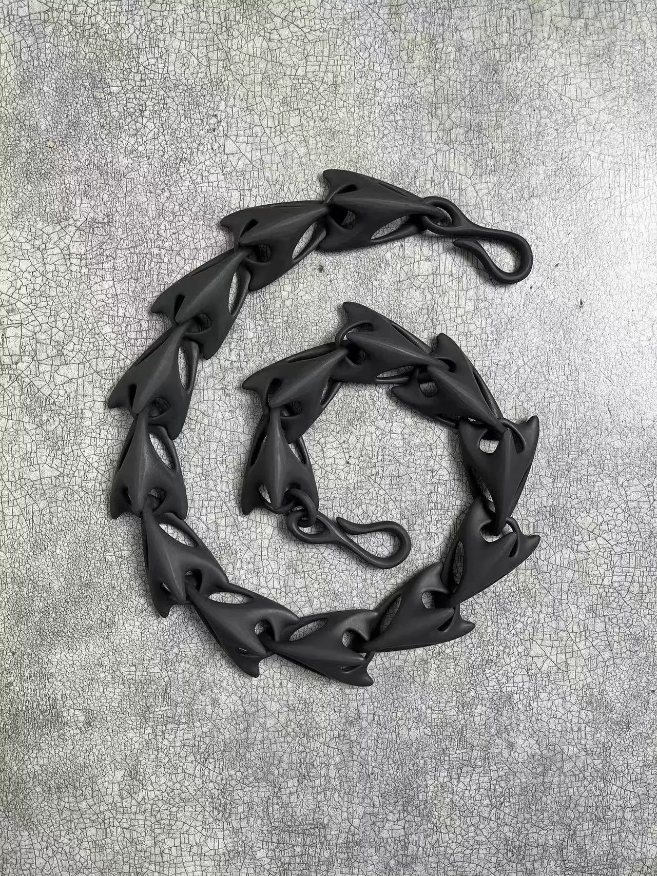 Cyber Gothic Spine Waist Chain