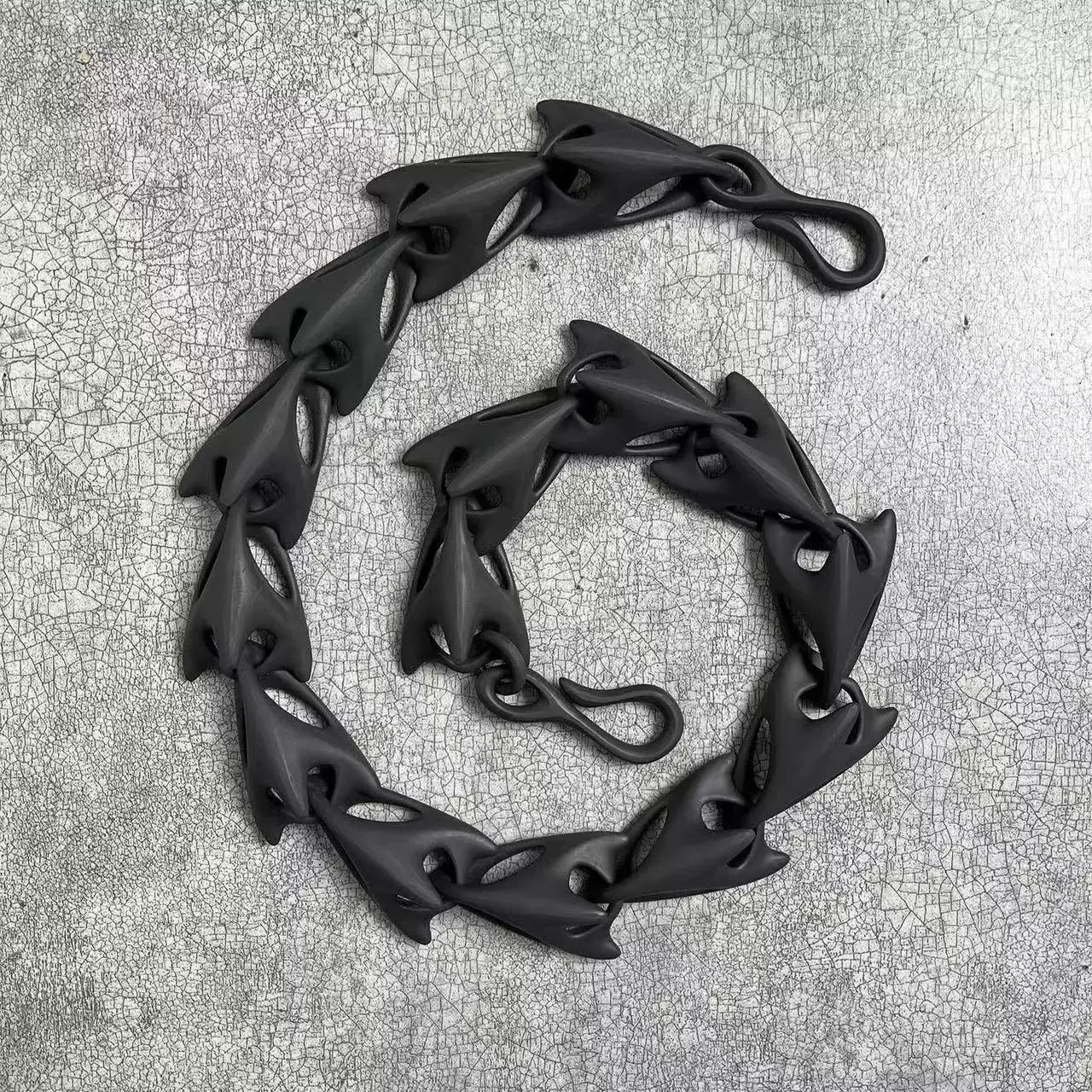 Cyber Gothic Spine Waist Chain