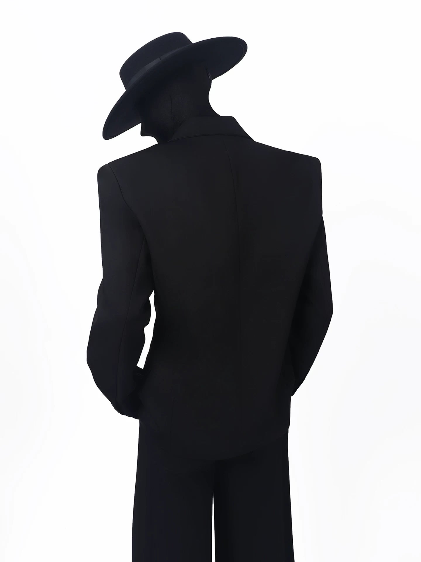 【26s May.】Burgundy Structured Shoulder Suit Set