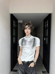 Minimal Graphic Print Tee