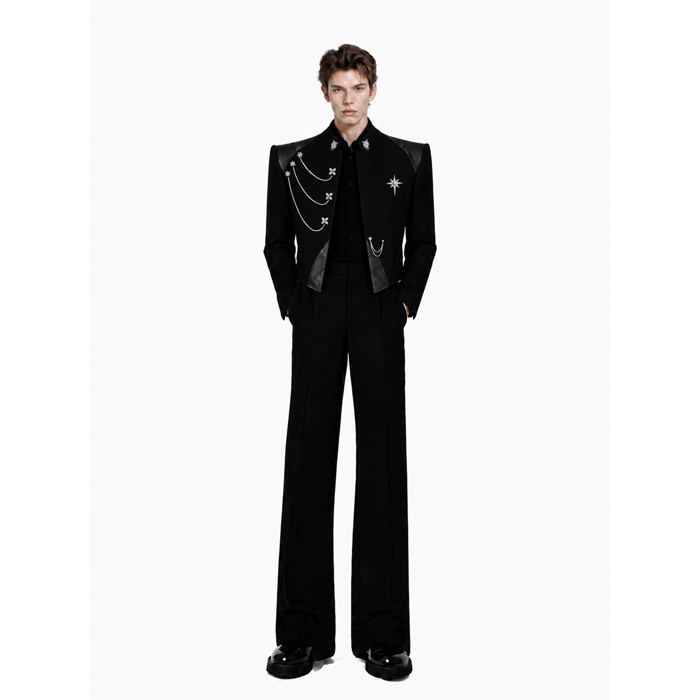 Starfish Sculpted Cropped Blazer