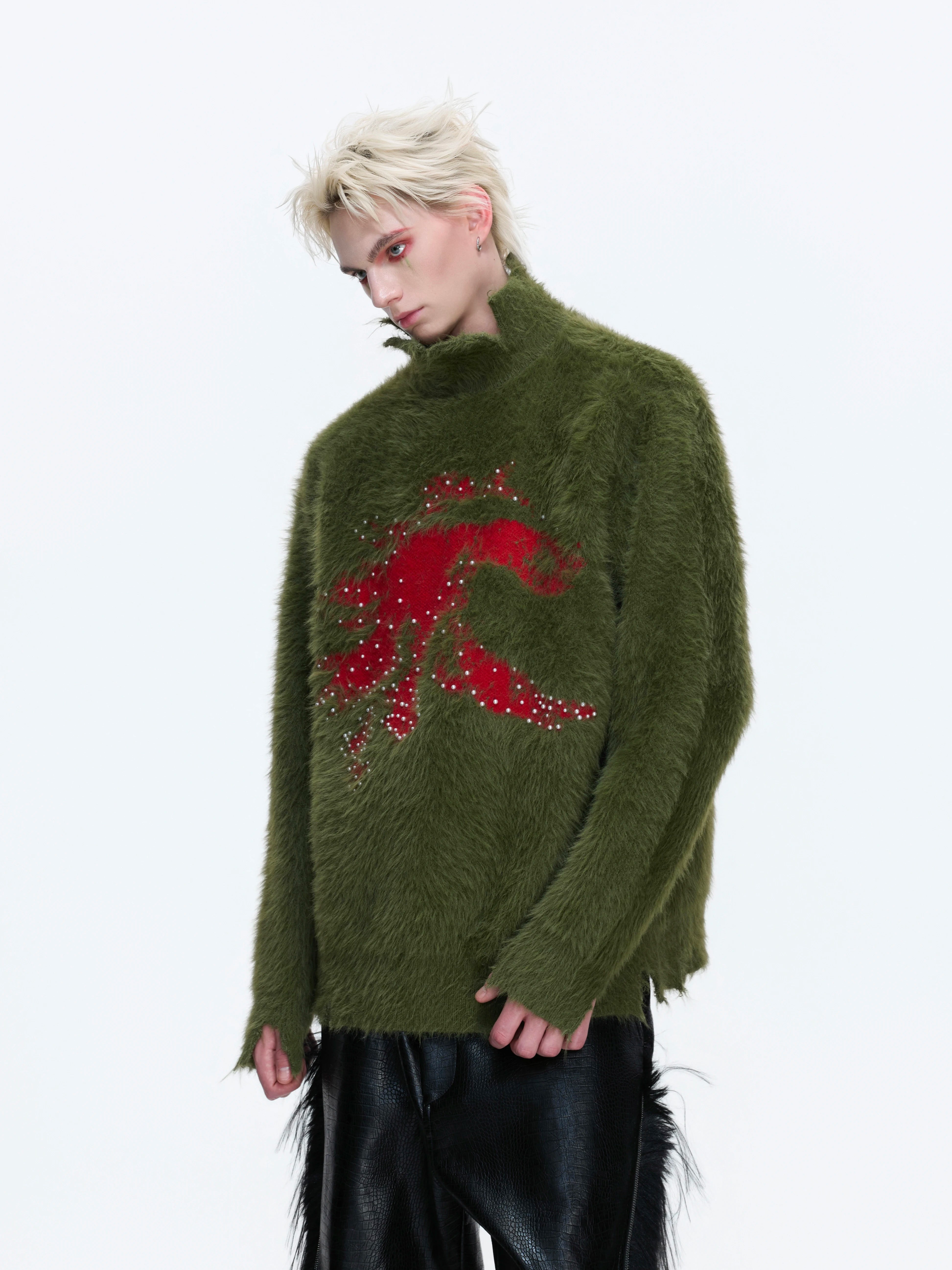 【26s Jan.】Simple and Cozy High-neck Knit Sweater