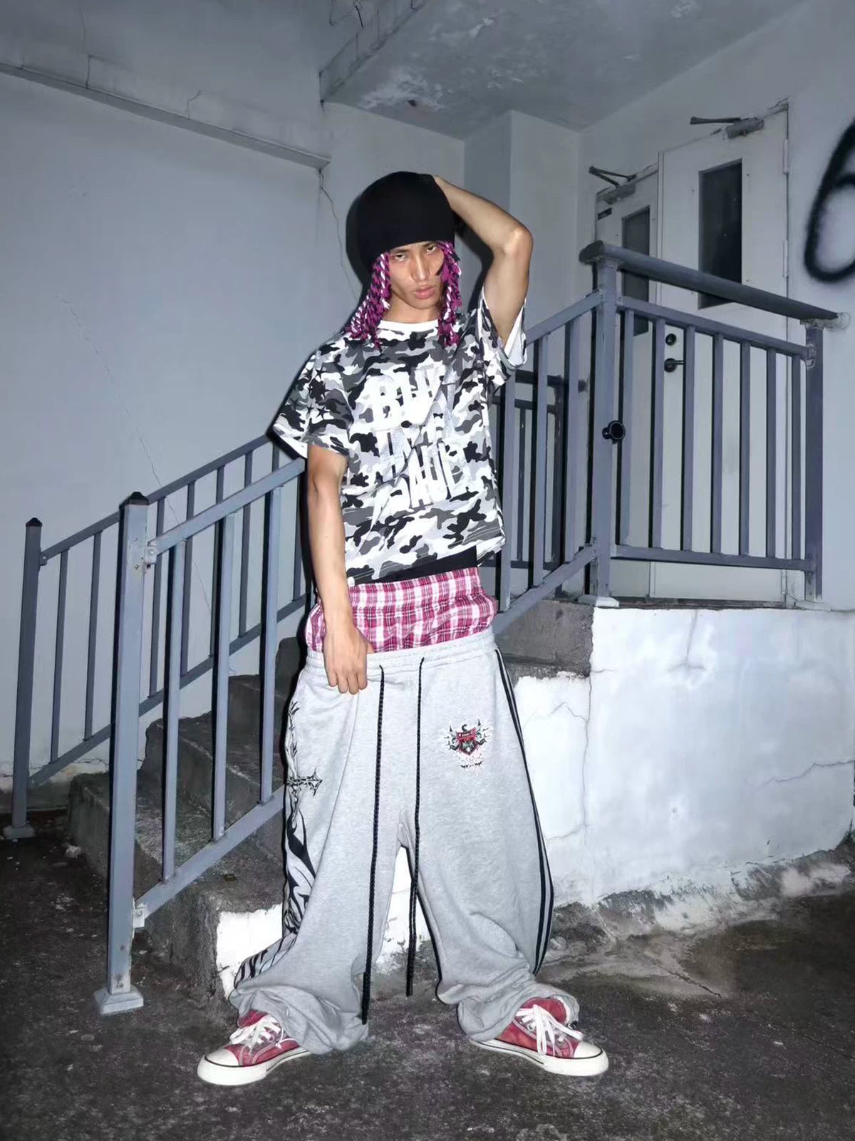 Silver Foil Graphic Street Tee