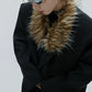 【25s Nov.】Elegant Detachable Fur Collar Wool Suit/Trousers