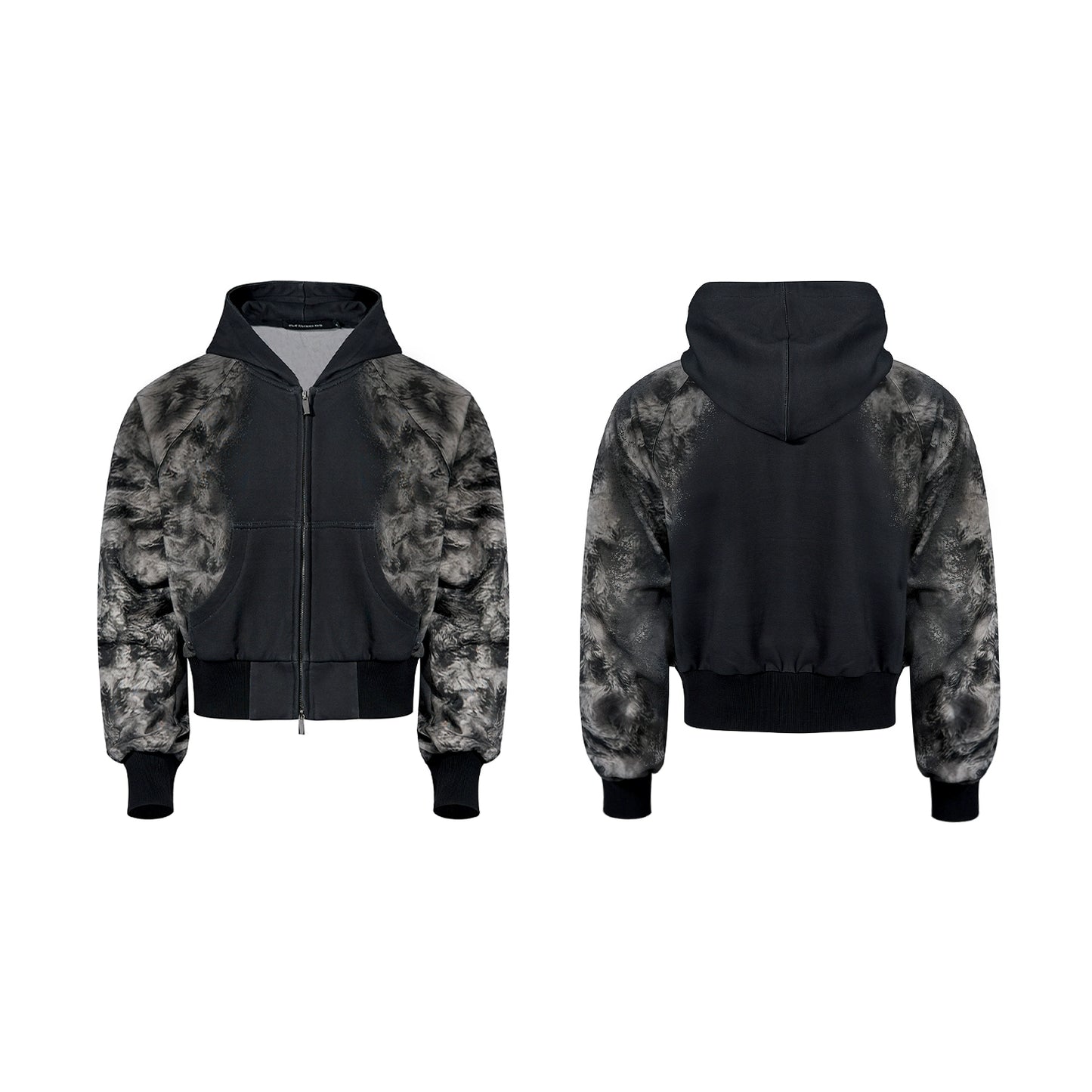 【25s Jul.】Leopard Print Hooded Slim-fit Jacket/Shorts/Trousers