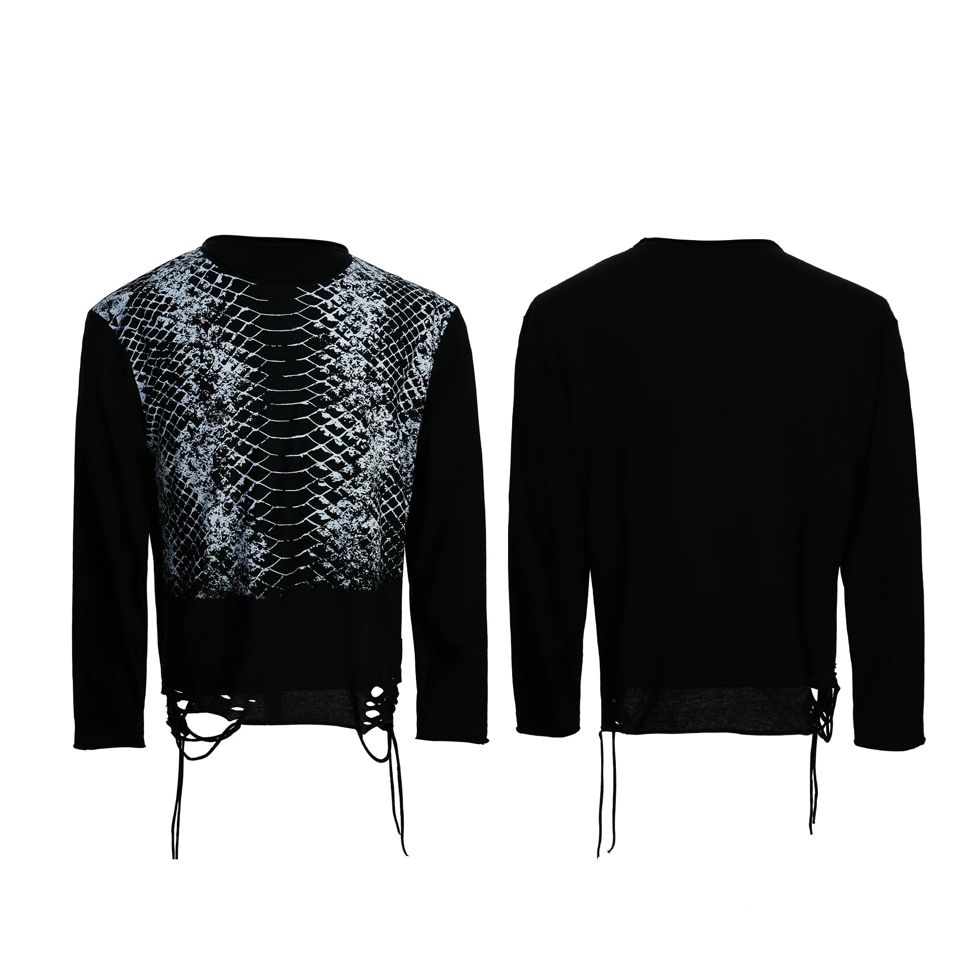 【26s Feb.】Gradient Snake Print Long Sleeve Tee