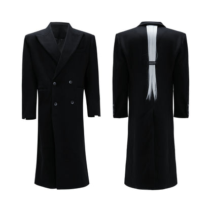 【25s Nov.】Woolen Slim-fit Trench Coat