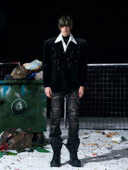 【26s Jan.】Christmas Star Studded Elegant Velvet Suit