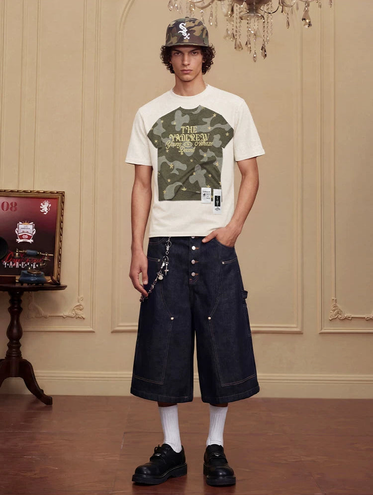 Camo Layered Graphic Tee