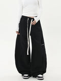 【25s Jul.】Fleece-Lined Deconstructed Blade-Cut Wide Pants