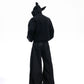 【25s Aug.】Dachshund Ear Zip-Up Oversized Hoodie