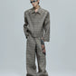 【25s Oct.】Pearl Houndstooth Lapel Jacket/Pants