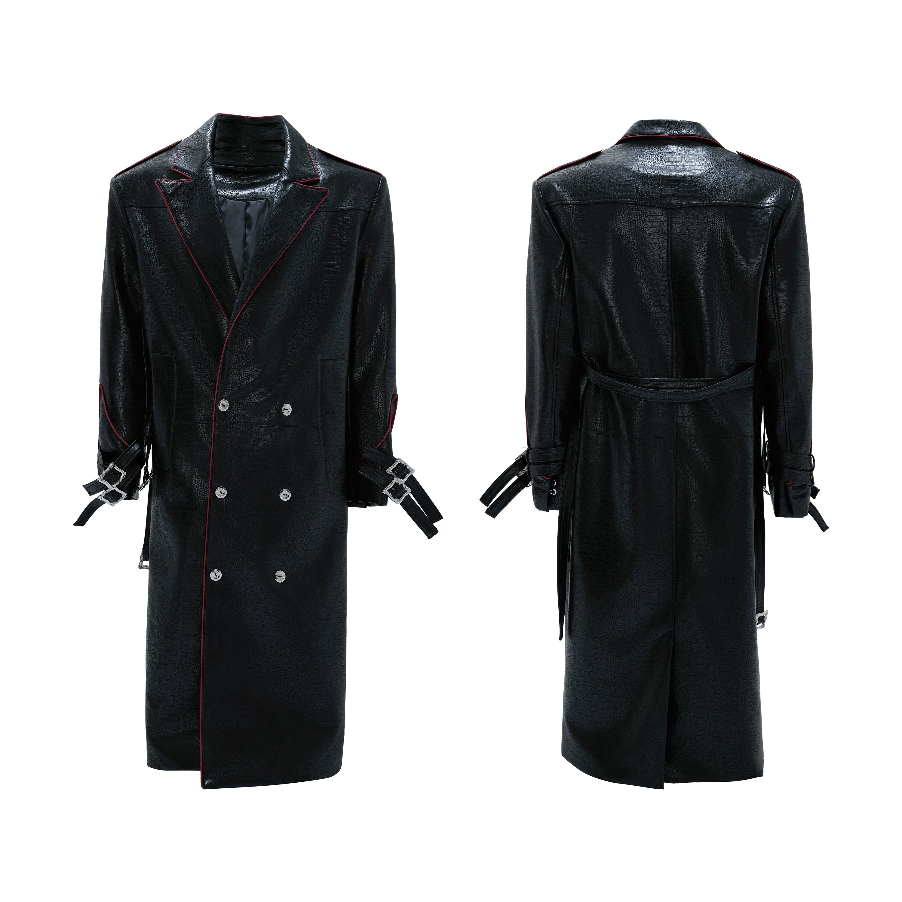 【25s Nov.】Heavy Deconstructed Crocodile Leather Coat