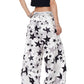 【25s Aug.】Star Print Tie-dye Loose Overalls