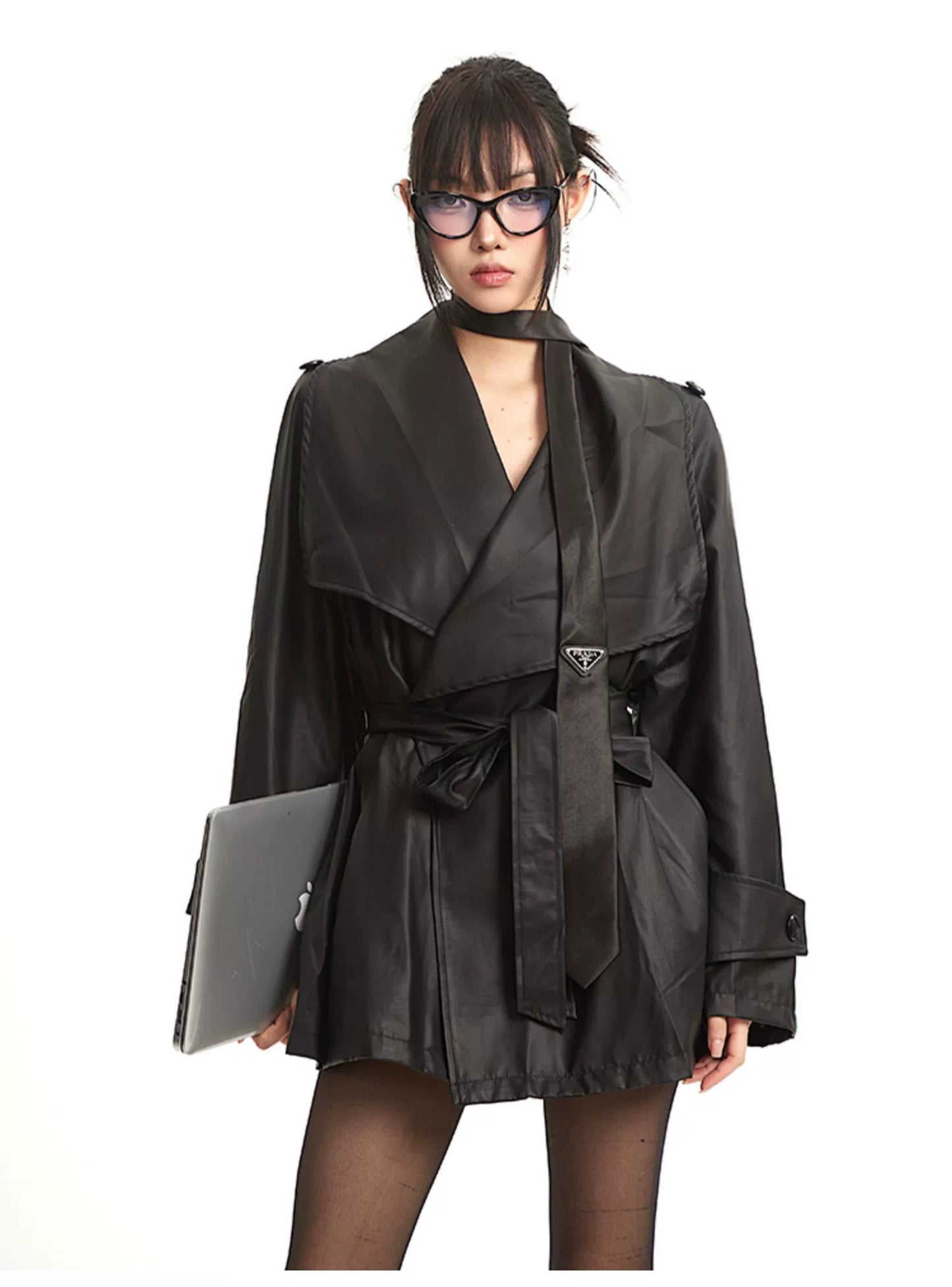 Elegant and Simple Long/short Trench Coat