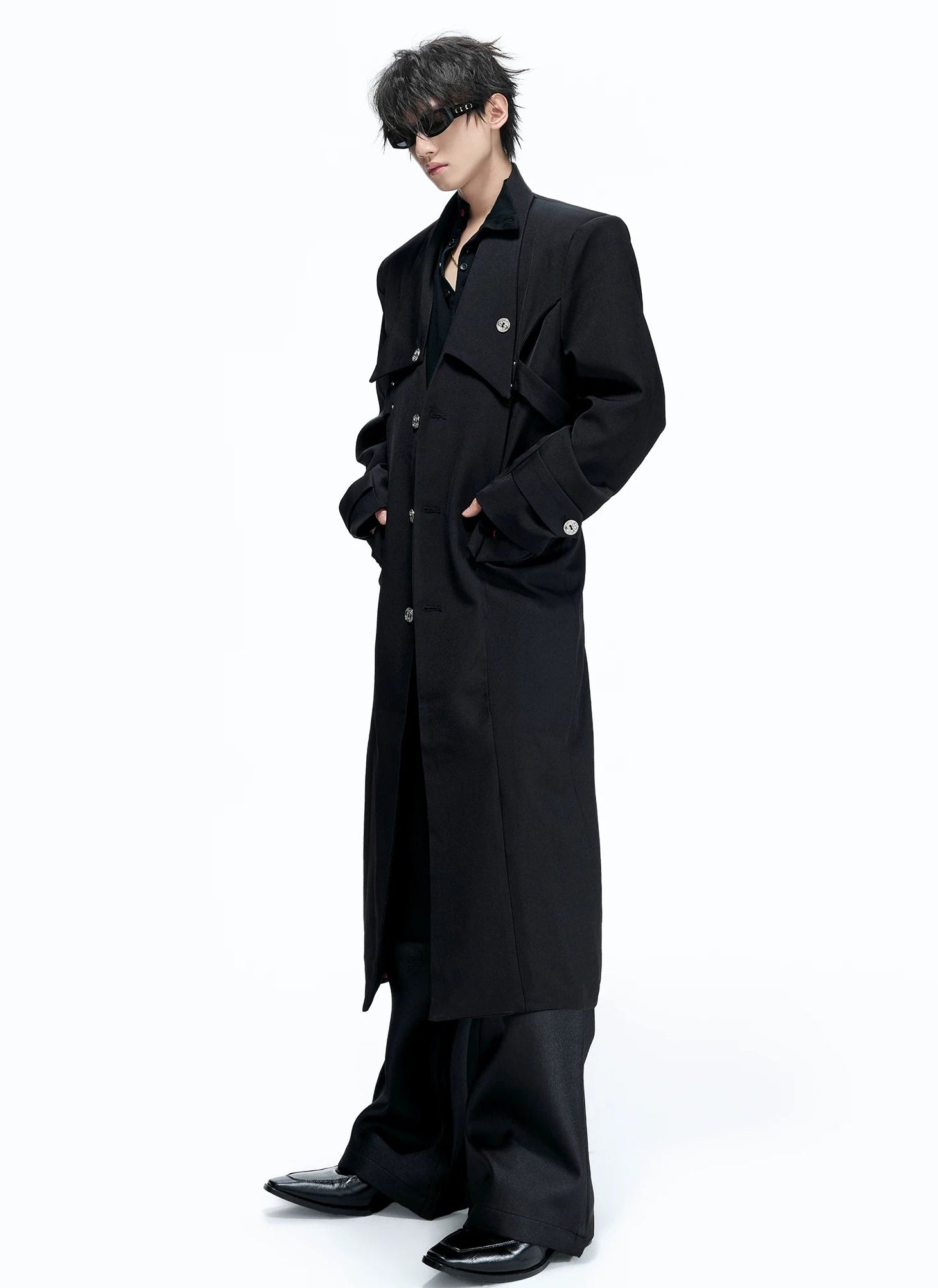 Deconstructed Multi-Form Long Coat
