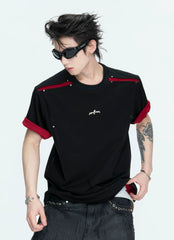 【26s Apr.】Reversible Contrast Oversized Sleeve Tee