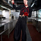 【25s Sep.】Drape Casual Beaded Trousers