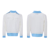 【25s Sep.】Textured Mock Two-piece Shirt Stitching Sweater