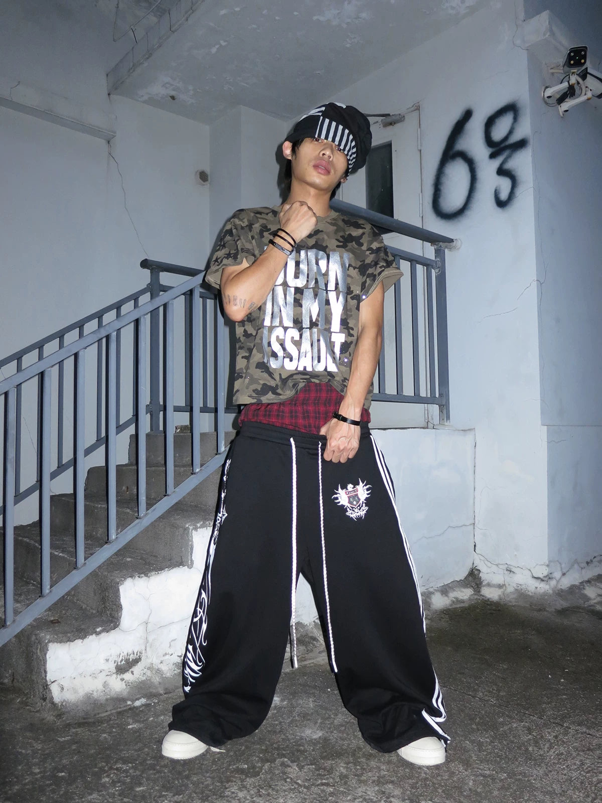 Silver Foil Graphic Street Tee