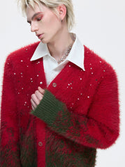 【25s Dec.】Christmas Gradient Rhinestone Knit Sweater