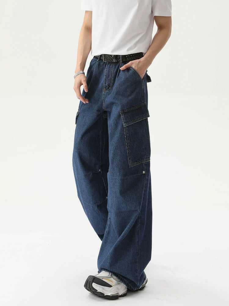 【25s Jun.】Camo Utility Pocket Wide-Leg Jeans