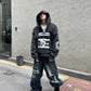 【25s Mar.】Vintage Illustration Distressed Heavy Hoodie