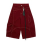【25s Jul.】Vintage Deconstructed Topstitched Multi-pocket Short Jeans