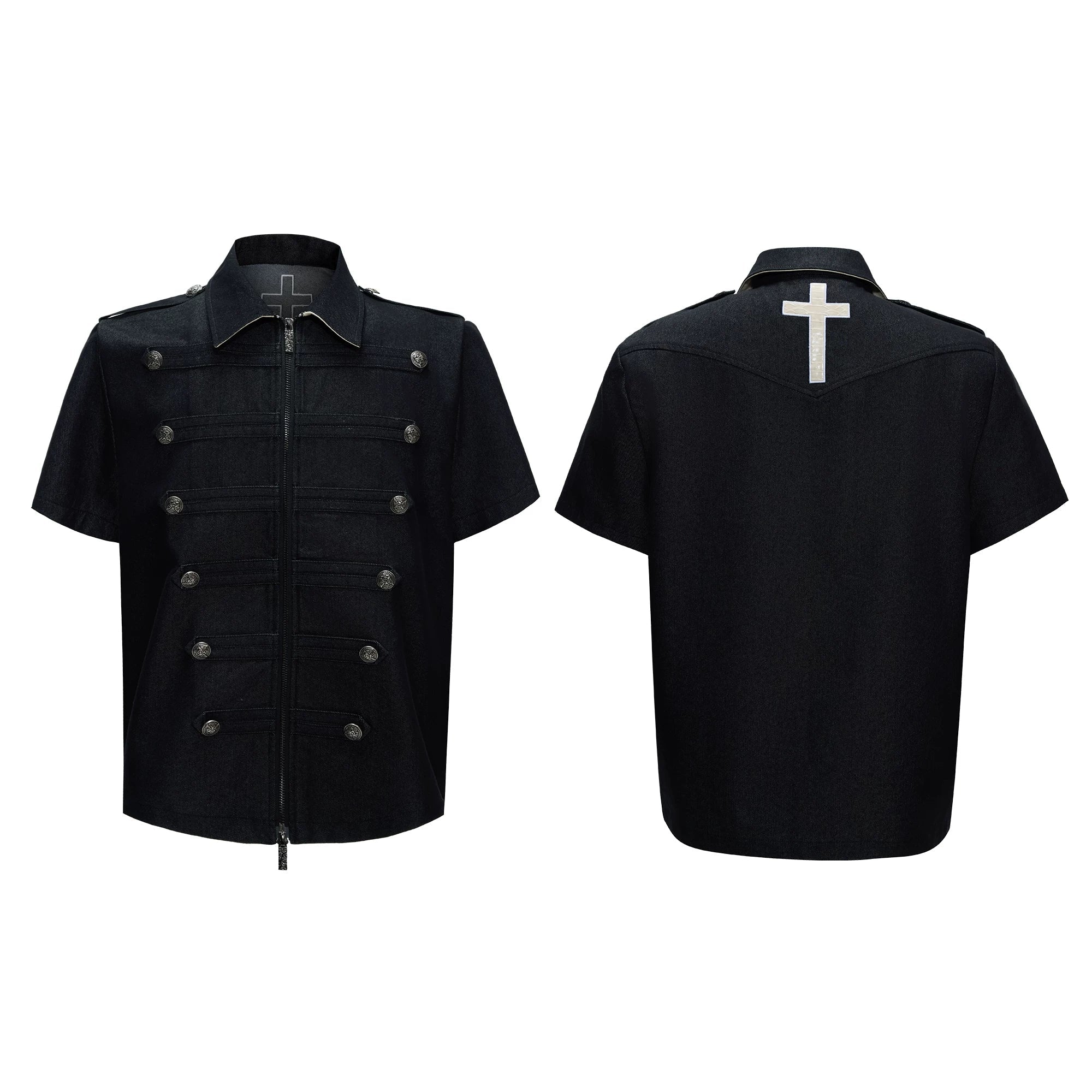 【26s Apr.】Napoleonic Double-Breasted Tee & Cross Pants