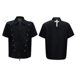 【26s Apr.】Napoleonic Double-Breasted Tee & Cross Pants