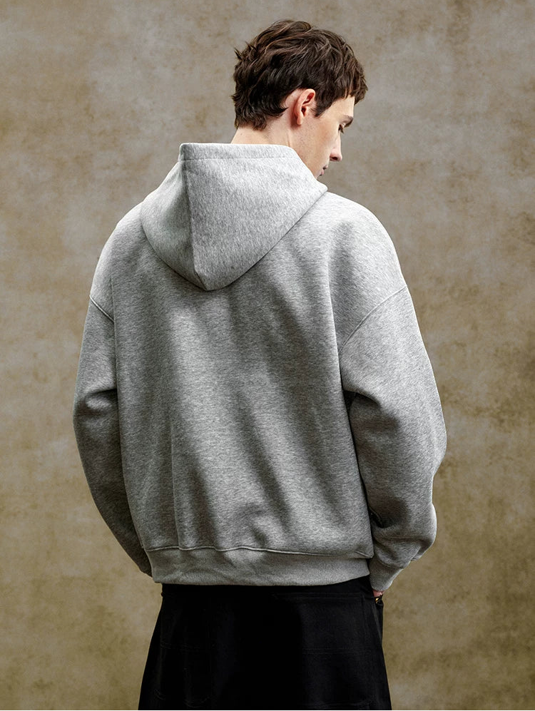 Vintage Embroidered Pearl Zip Hoodie