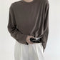 【25s Jul.】Soft Relaxed Solid Long-Sleeve