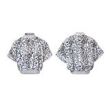 【25s Oct.】Short Furry Leopard Print Faux Fur Coat/Pants