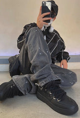 Butterfly Decorated Sneakers ArtsKoreanMan