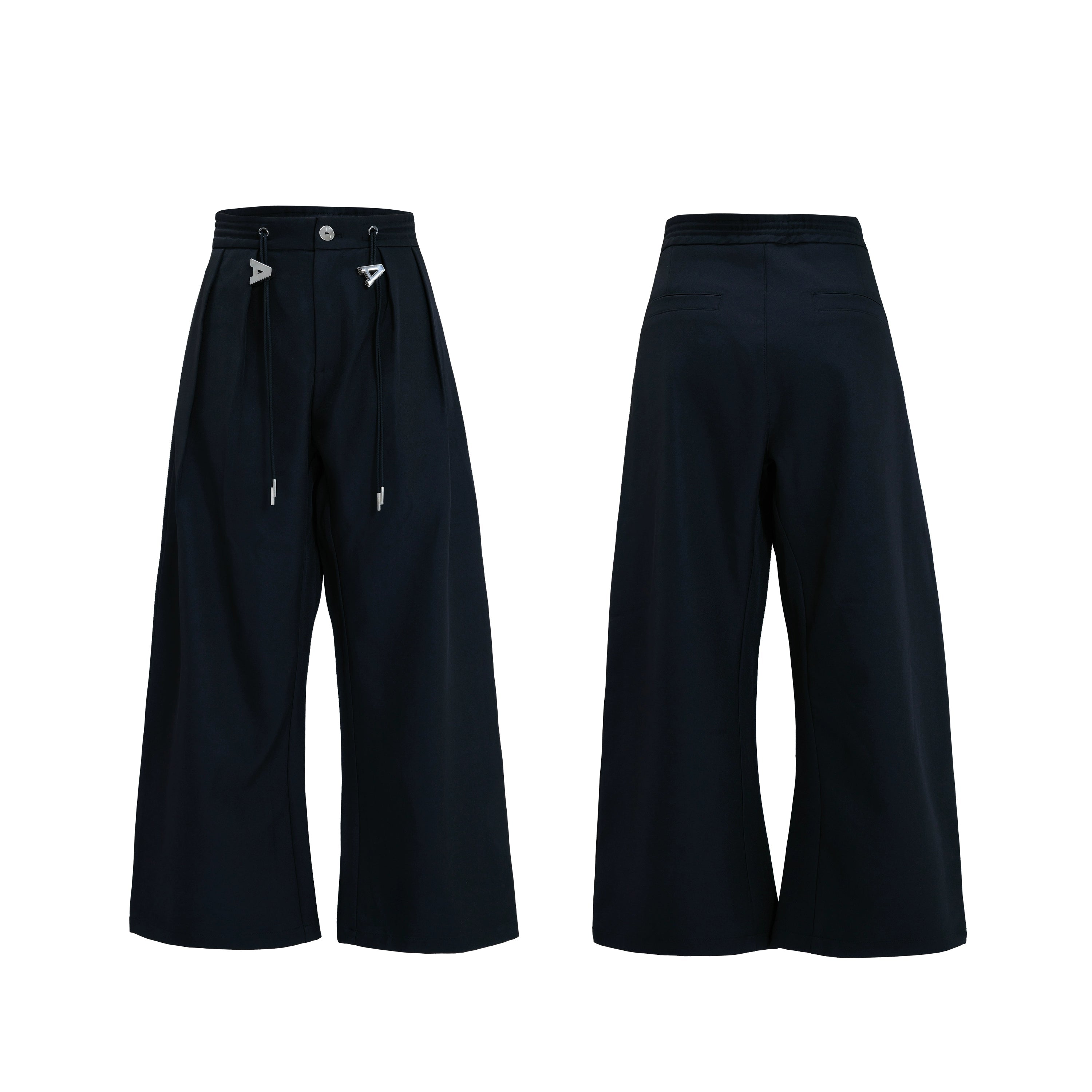 【25s Nov.】Drawstring Waist Padded Shoulder Suit/ Trousers