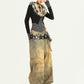 【25s Oct.】Hot Girl Leopard Print Fur Collar Knit Cardigan