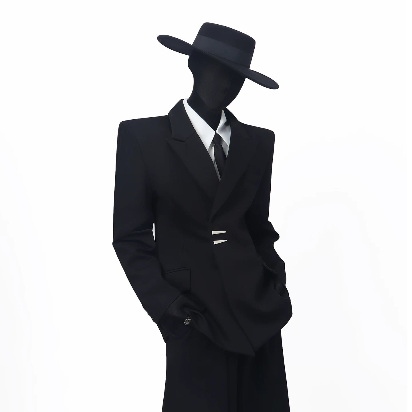【26s May.】Burgundy Structured Shoulder Suit Set