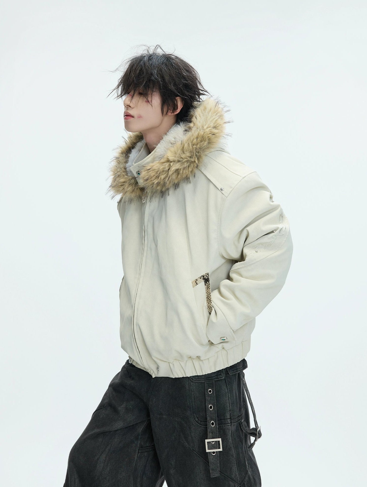 【25s Dec.】Embroidered Washed Cotton Jacket