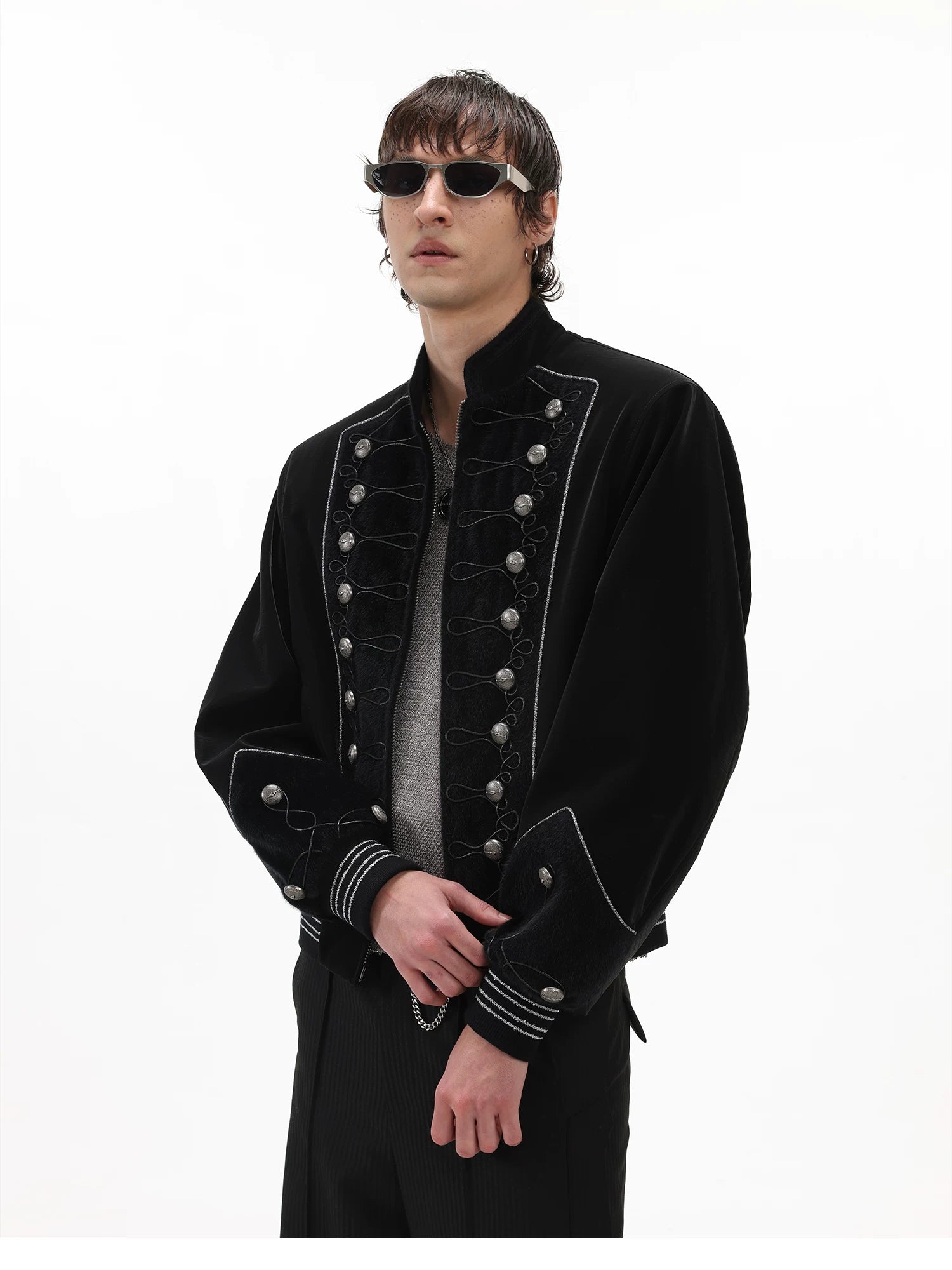 【26s May】Napoleonic Double-Breasted Embroidered Jacket